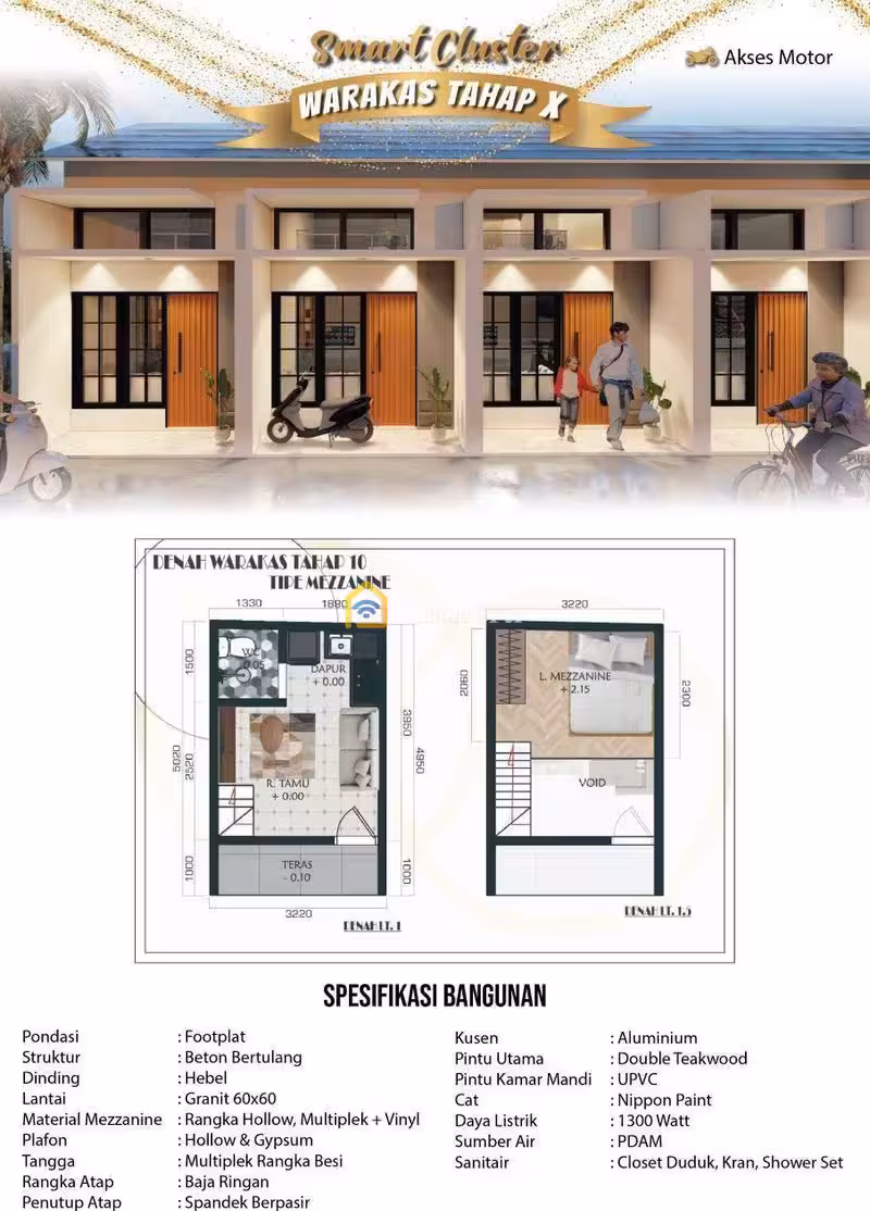 Rumah Minimalis Modern Warakas Koja Tanjung Priok Jakarta Utara, Cocok untuk Investasi Rumah Kontrakan atau Dihuni Sendiri - 2