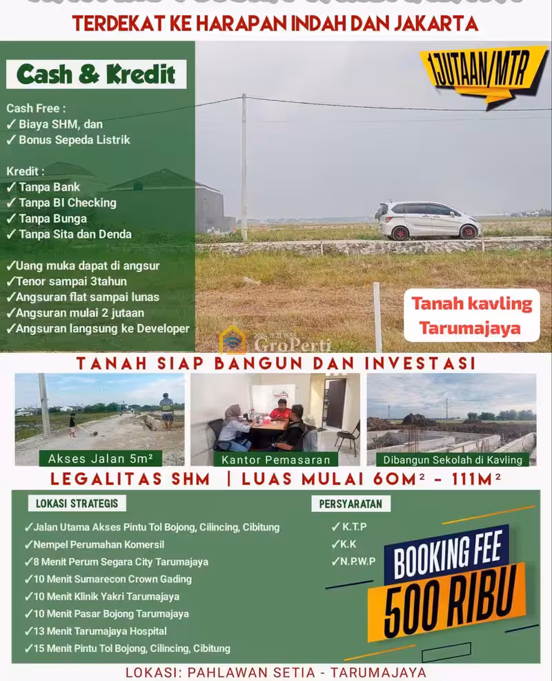 Tanah Kavling Dekat Jakarta Utara dan Jakarta Timur, Dekat Harapan Indah Bekasi - 5