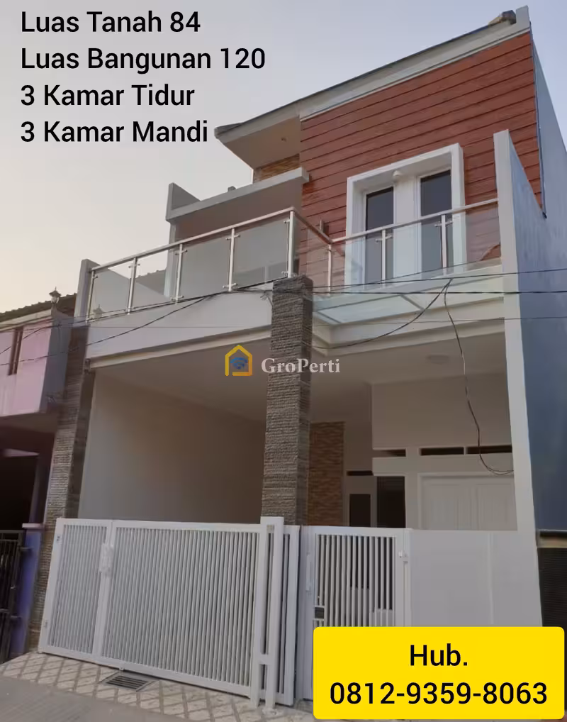 Rumah Baru Kranji Jakasampurna Bekasi Barat Dekat Ke Jakarta Timur, Dekat Stasiun dan Pintu Tol - 2
