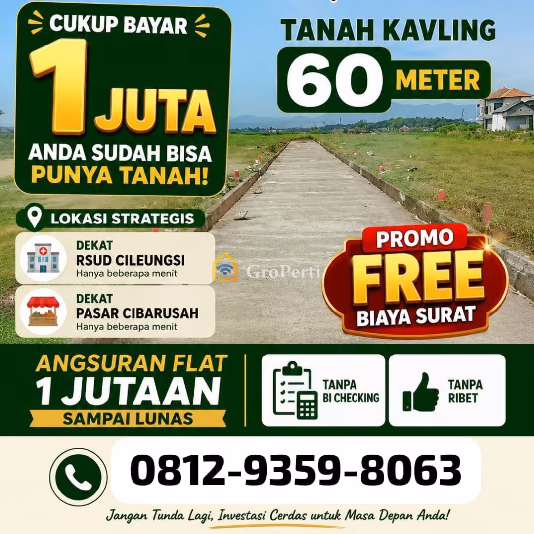 Dijual Tanah Kavling Dekat Pasar Cibarusah Dekat  Kawasan Citra Indah - 2