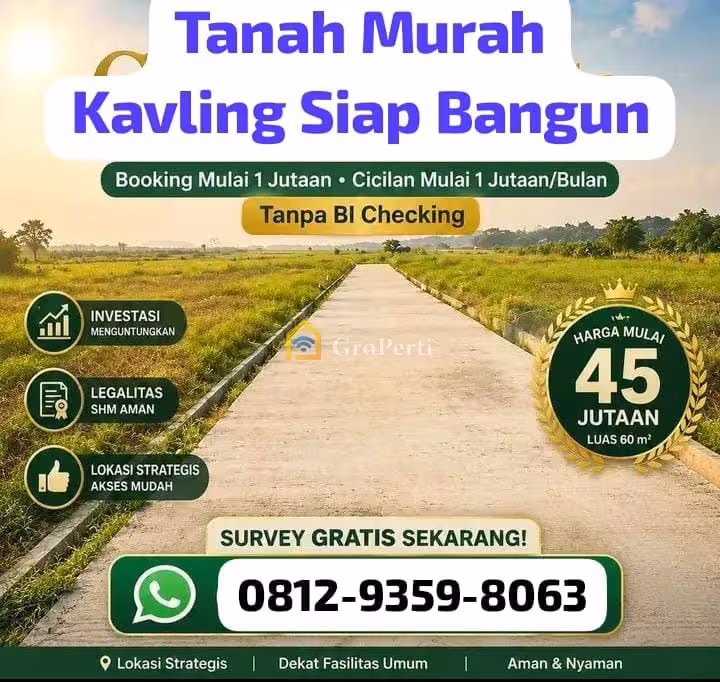 Dijual Tanah Kavling Dekat Pasar Cibarusah Dekat  Kawasan Citra Indah - 3