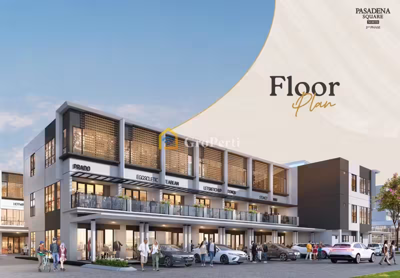 Dijual Ruko Baru di Jalan Gading Serpong Boulevard Pasasena Square North Alfresco - 2