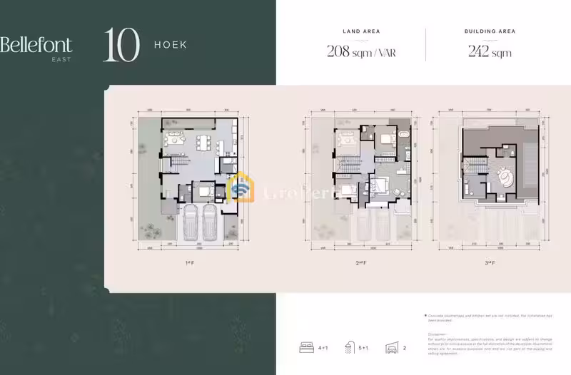 Dijual Rumah Baru di Jalan Scientia Boulevard Cluster Bellefont The Spring Summarecon Serpong - 4