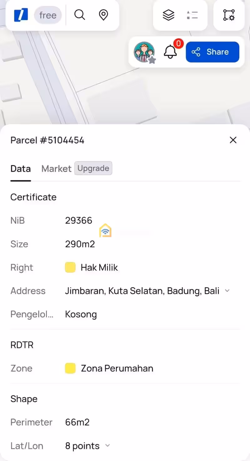  Dijual Tanah Premium di kabupaten badung, Bali - 2