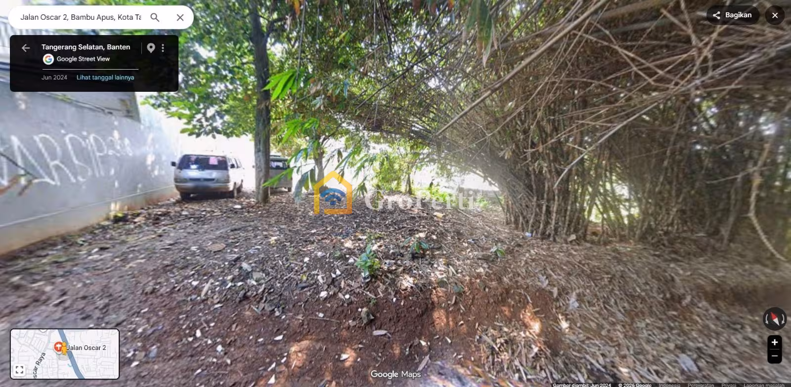Dijual Tanah Jl Oscar 2, Bambu Apus Dekat Dengan Kota Tangerang Selatan - 2